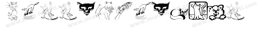 Little wild cat字体转换